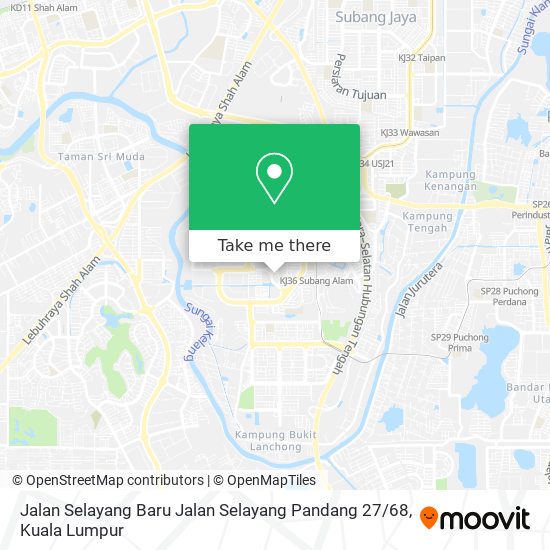 Jalan Selayang Baru Jalan Selayang Pandang 27 / 68 map