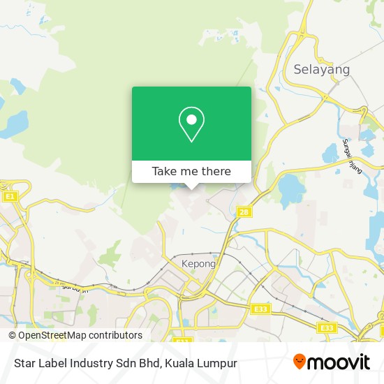 Star Label Industry Sdn Bhd map