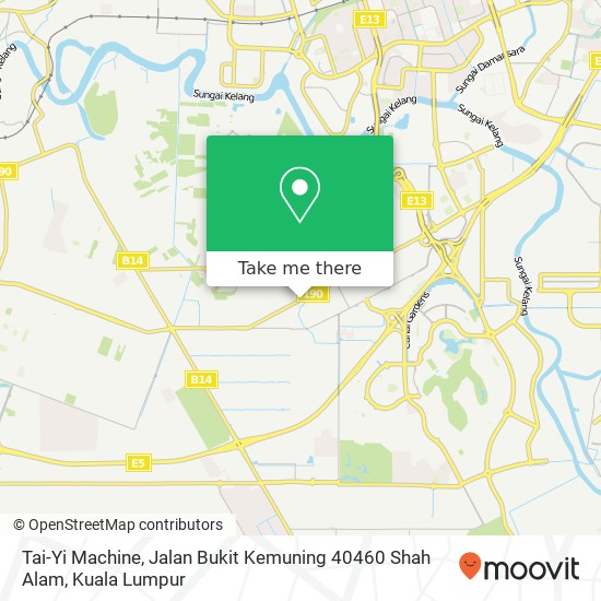 Tai-Yi Machine, Jalan Bukit Kemuning 40460 Shah Alam map