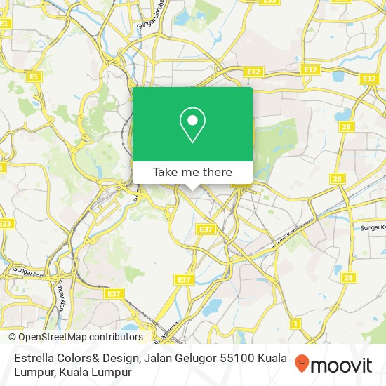 Estrella Colors& Design, Jalan Gelugor 55100 Kuala Lumpur map