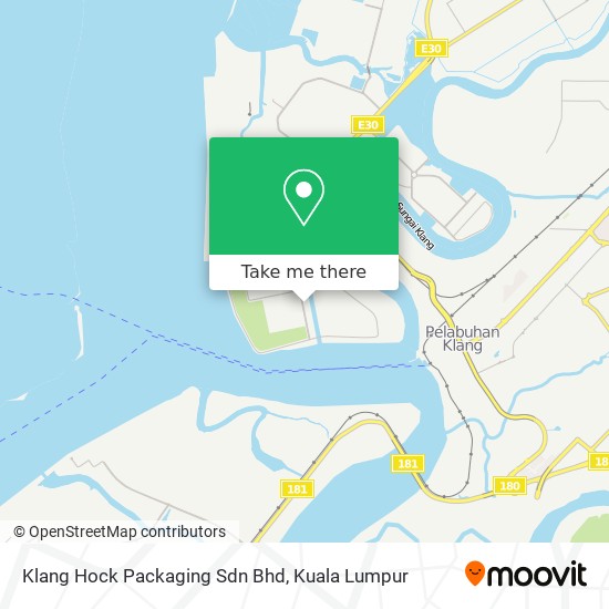 Peta Klang Hock Packaging Sdn Bhd