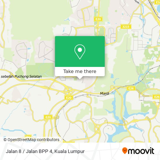 Jalan 8 / Jalan BPP 4 map