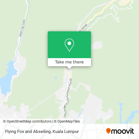 Flying Fox and Abseiling map