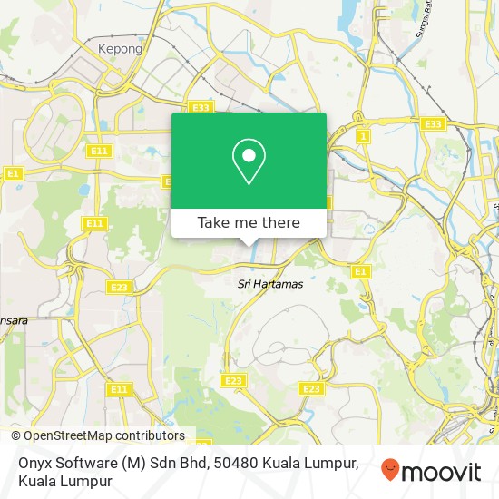 Onyx Software (M) Sdn Bhd, 50480 Kuala Lumpur map