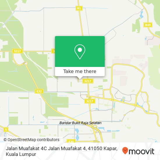 Jalan Muafakat 4C Jalan Muafakat 4, 41050 Kapar map