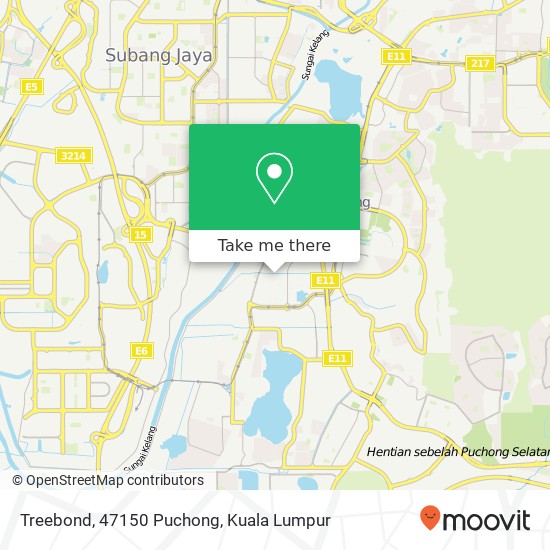 Treebond, 47150 Puchong map