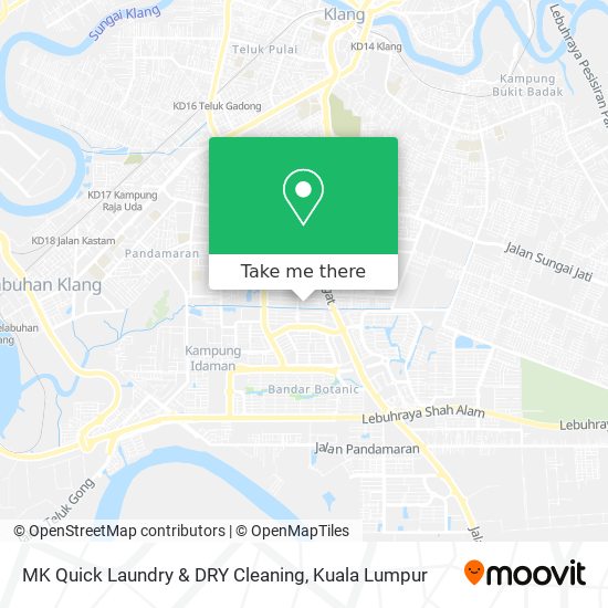 MK Quick Laundry & DRY Cleaning map