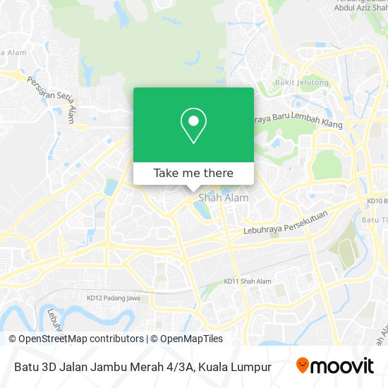 Batu 3D Jalan Jambu Merah 4/3A map