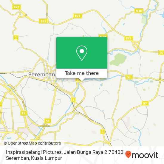 Inspirasipelangi Pictures, Jalan Bunga Raya 2 70400 Seremban map