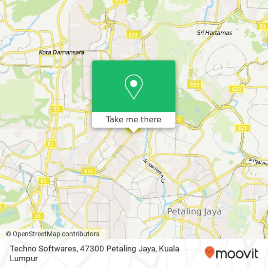 Techno Softwares, 47300 Petaling Jaya map