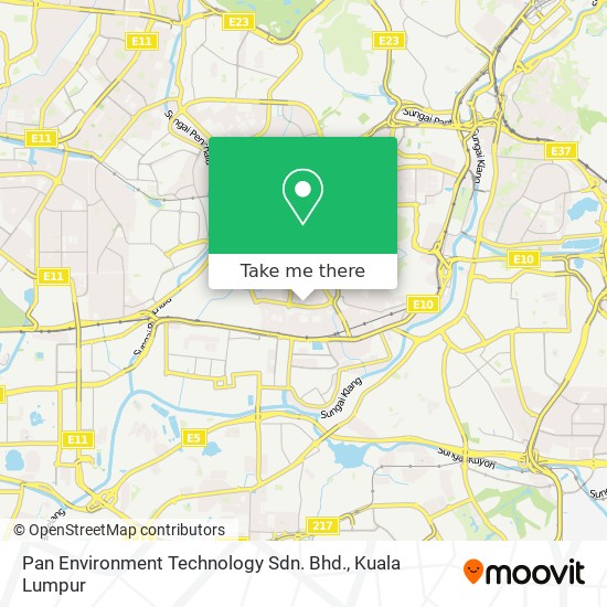 Pan Environment Technology Sdn. Bhd. map