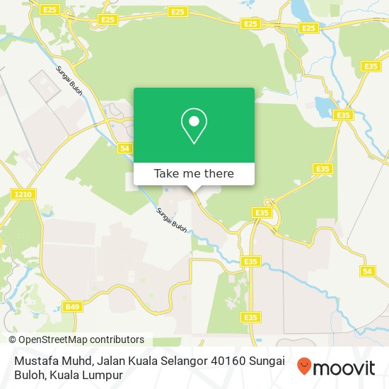 Mustafa Muhd, Jalan Kuala Selangor 40160 Sungai Buloh map