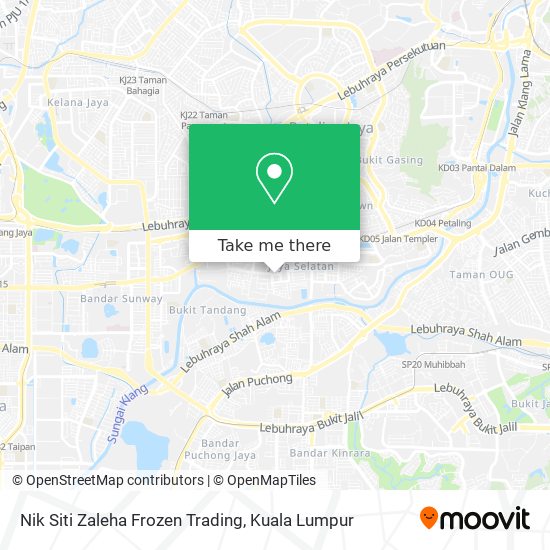 Nik Siti Zaleha Frozen Trading map