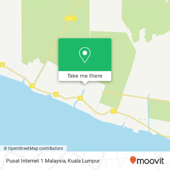 Pusat Internet 1 Malaysia map