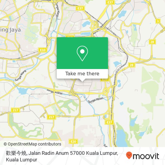歡樂今燒, Jalan Radin Anum 57000 Kuala Lumpur map
