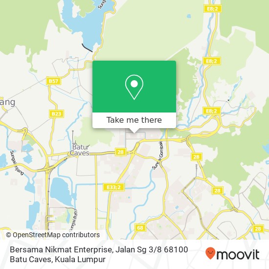 Bersama Nikmat Enterprise, Jalan Sg 3 / 8 68100 Batu Caves map
