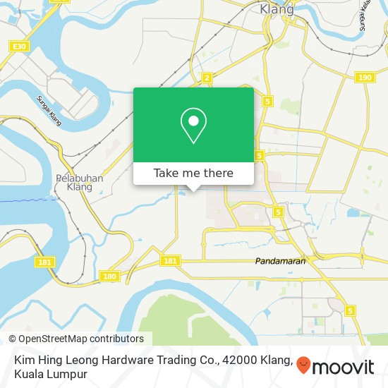 Peta Kim Hing Leong Hardware Trading Co., 42000 Klang