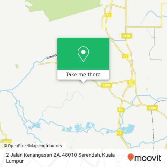 2 Jalan Kenangasari 2A, 48010 Serendah map