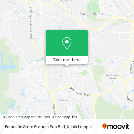 如何坐公交或捷运和轻快铁去petaling Jaya的futuristic Store Fixtures Sdn Bhd