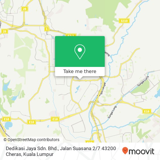 Dedikasi Jaya Sdn. Bhd., Jalan Suasana 2 / 7 43200 Cheras map