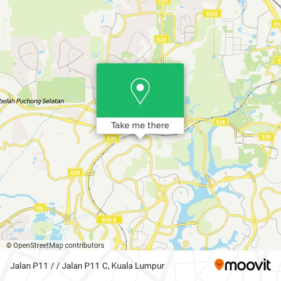 Jalan P11 / / Jalan P11 C map