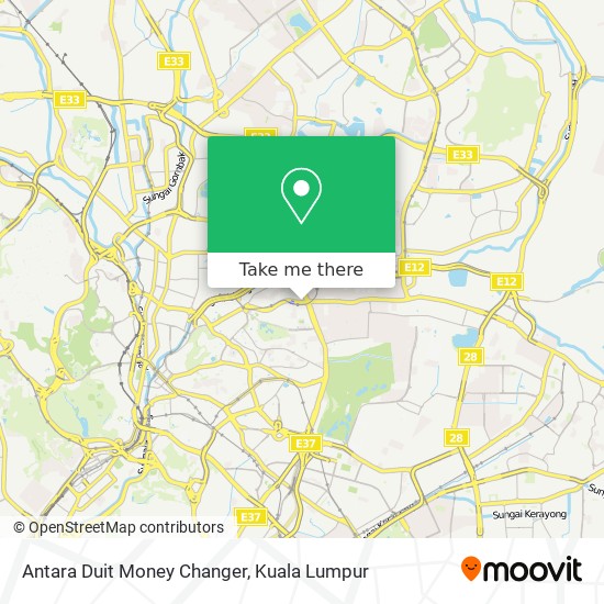 Antara Duit Money Changer map