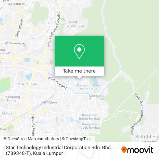 Star Technology Industrial Corporation Sdn. Bhd. (789348-T) map