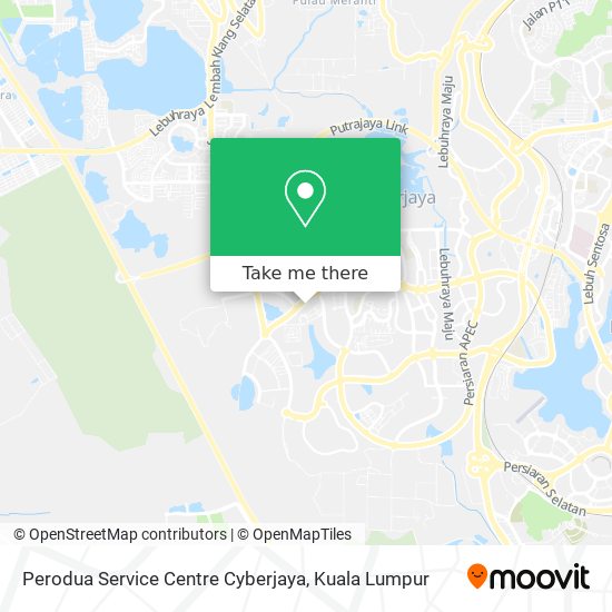 Perodua Service Centre Cyberjaya map