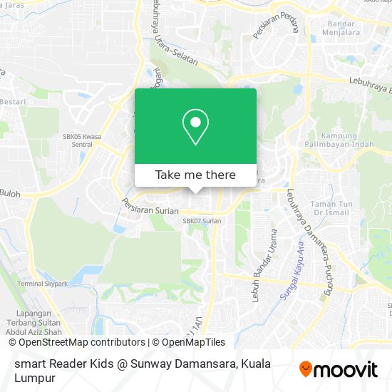 smart Reader Kids @ Sunway Damansara map