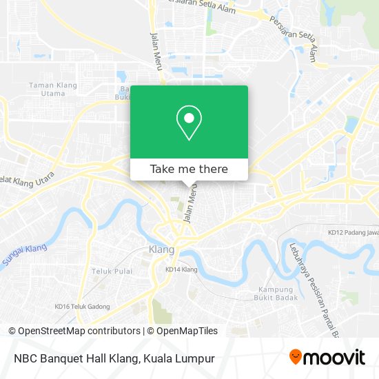 NBC Banquet Hall Klang map