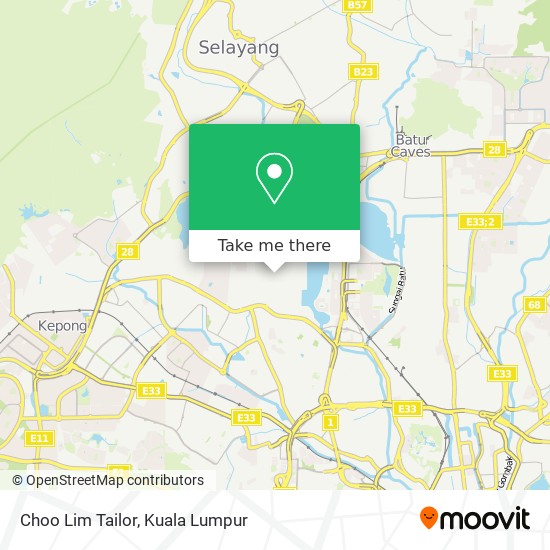 Choo Lim Tailor map