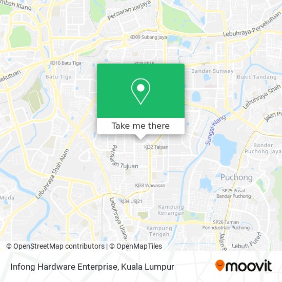 Infong Hardware Enterprise map