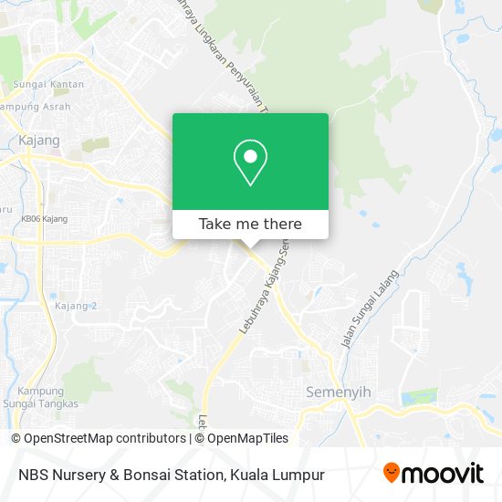 NBS Nursery & Bonsai Station map