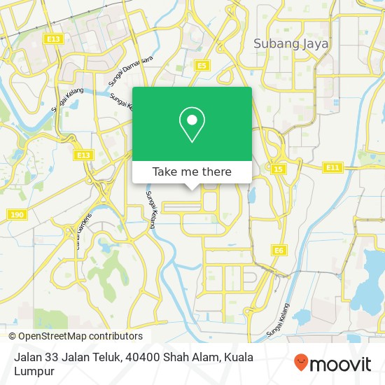 Jalan 33 Jalan Teluk, 40400 Shah Alam map