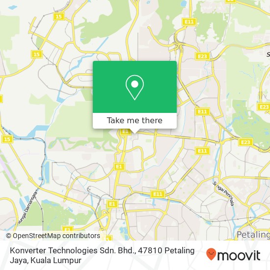 Konverter Technologies Sdn. Bhd., 47810 Petaling Jaya map