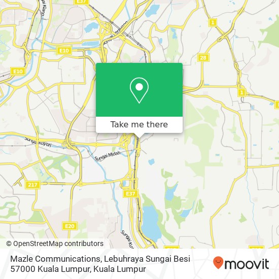 Mazle Communications, Lebuhraya Sungai Besi 57000 Kuala Lumpur map