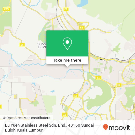 Eu Yuen Stainless Steel Sdn. Bhd., 40160 Sungai Buloh map