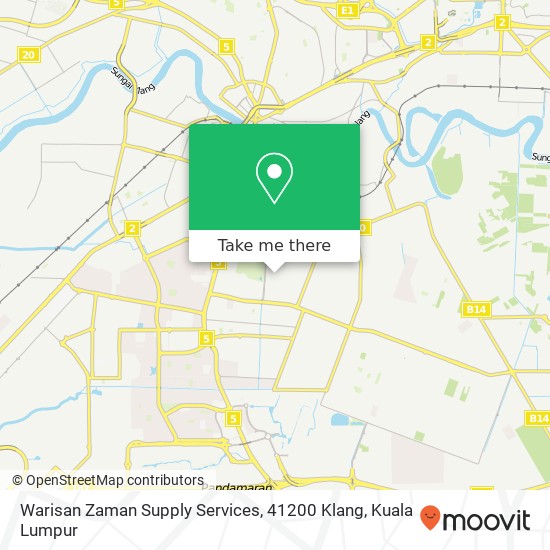 Warisan Zaman Supply Services, 41200 Klang map