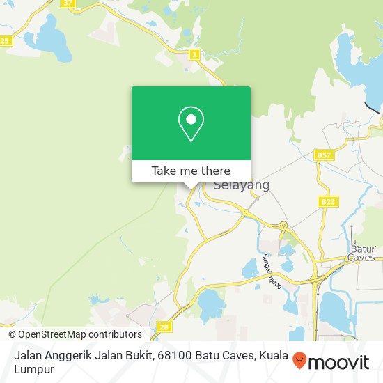 Jalan Anggerik Jalan Bukit, 68100 Batu Caves map