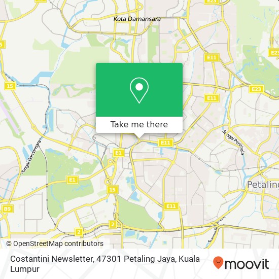 Costantini Newsletter, 47301 Petaling Jaya map