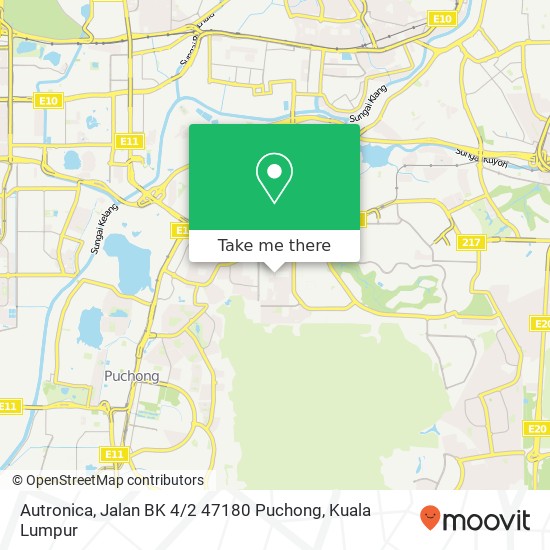 Autronica, Jalan BK 4 / 2 47180 Puchong map