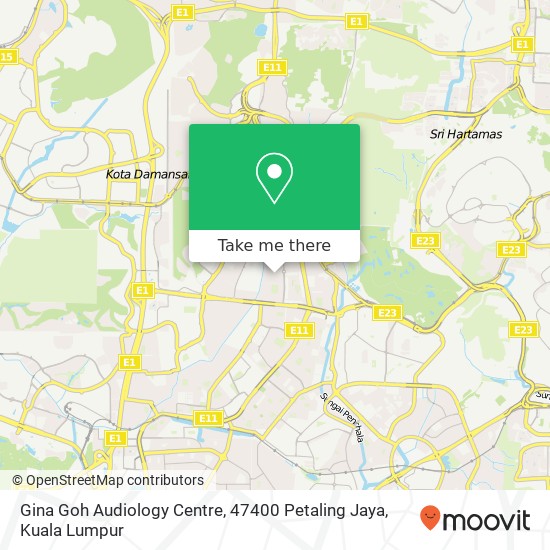 Gina Goh Audiology Centre, 47400 Petaling Jaya map
