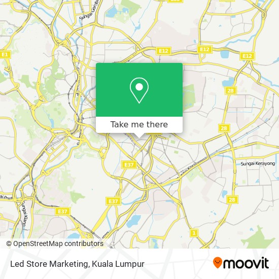 Led Store Marketing map
