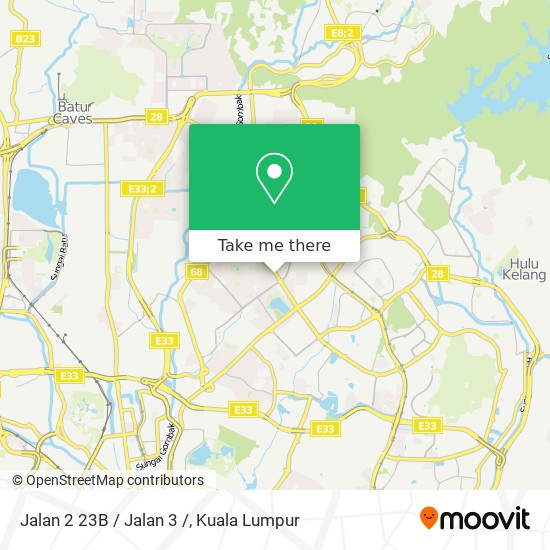 Peta Jalan 2 23B / Jalan 3 /