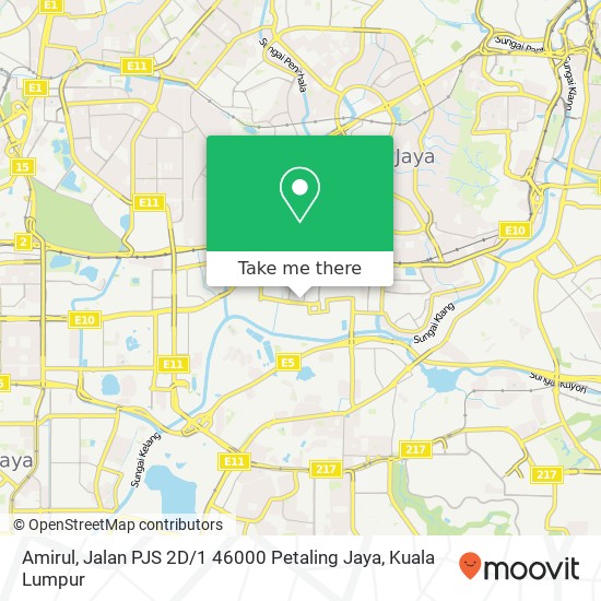 Amirul, Jalan PJS 2D / 1 46000 Petaling Jaya map