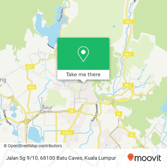 Jalan Sg 9 / 10, 68100 Batu Caves map