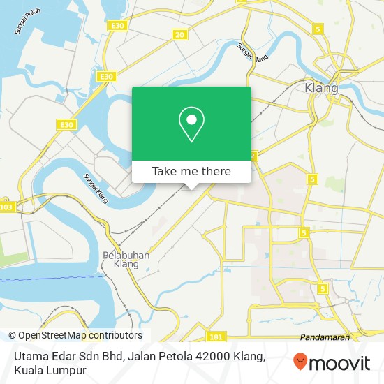 Peta Utama Edar Sdn Bhd, Jalan Petola 42000 Klang
