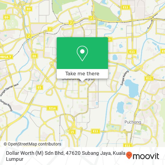 Peta Dollar Worth (M) Sdn Bhd, 47620 Subang Jaya