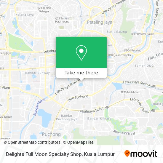 Delights Full Moon Specialty Shop map