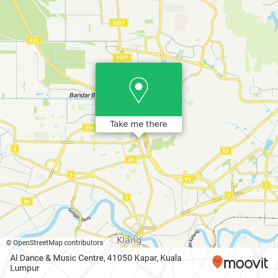 Al Dance & Music Centre, 41050 Kapar map